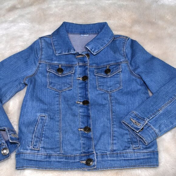 Carters Blue Denim Tucker Jacket Size 5 - Picture 2 of 7
